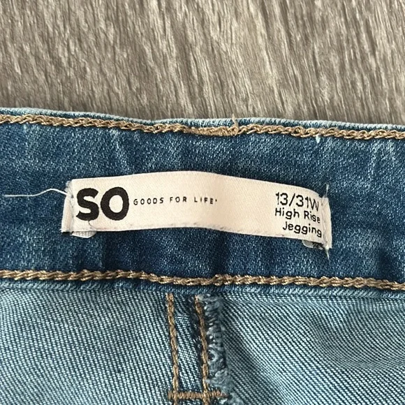 High Stretch Jeans With Rips - Picture 2 of 2